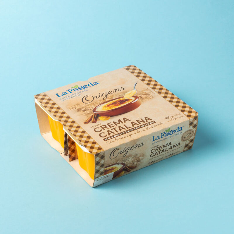 Crema Catalana La Fageda 125g - 4u, 