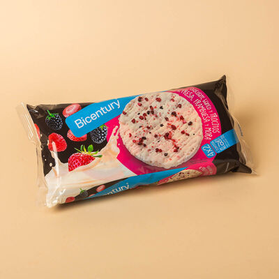 Coquetes xocolata blanca fruits vermells Bicentury 132g 