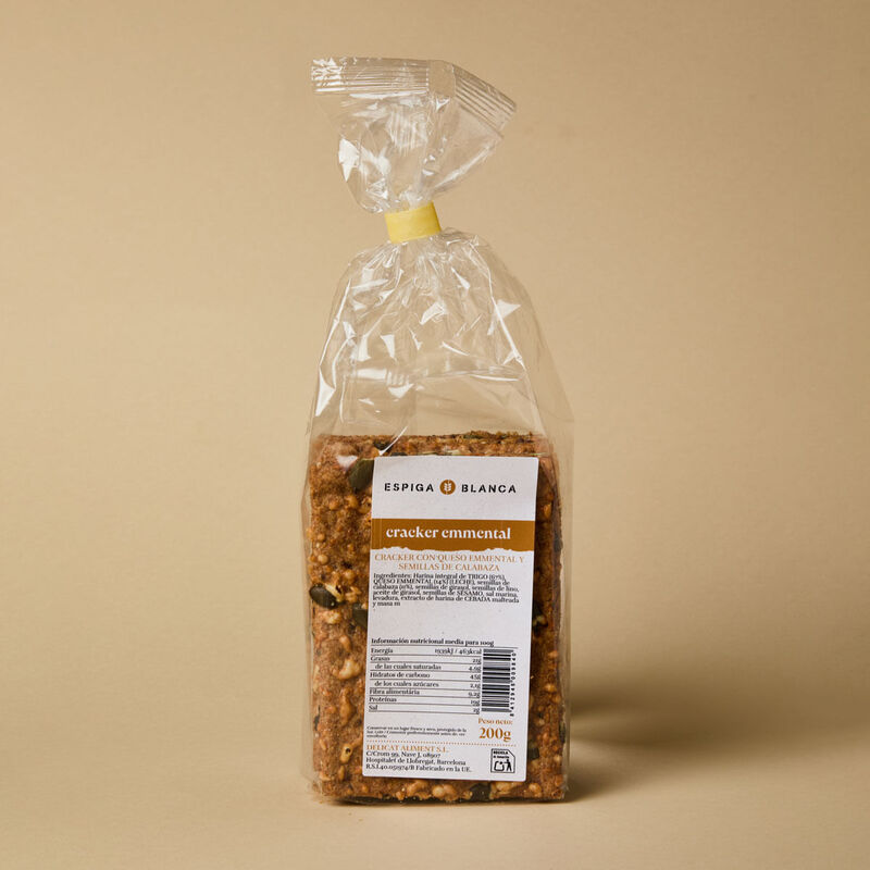 Crackers de queso y semillas Ametller Origen 200g 