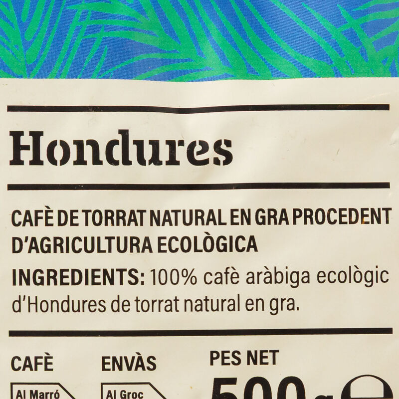 Café en grano 100% ecológico Honduras Ametller Origen 500g 