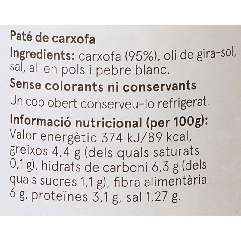 Paté de alcachofa Es Im-perfect 110g 