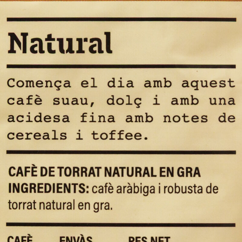 Cafè en gra natural Ametller Origen 250g 