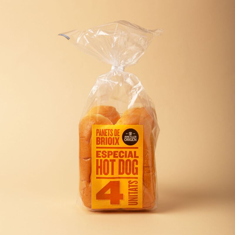 Pa Hot Dog de brioix Ametller Origen 220g - 4u. 