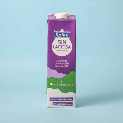 Leche sin lactosa semi Kaiku 1l 