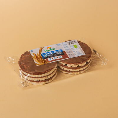 Coquetes d'arròs xocolata amb llet Vegetalia 100g 