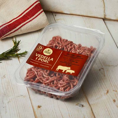 Preparat carn de porc i vedella Ametller Origen 400g 