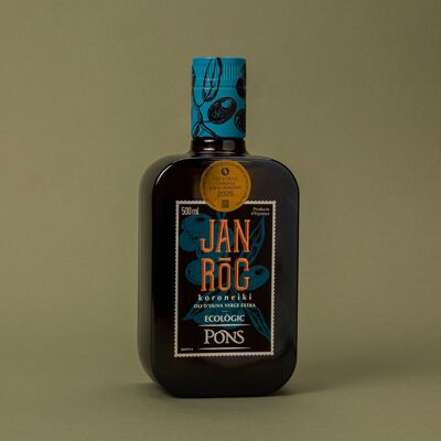Oli d'oliva verge extra Koroneiki ecològic Janiroc 500ml 
