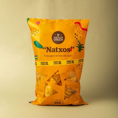 "Natxos" de blat de moro amb sal format XXL Ametller Origen  400g 