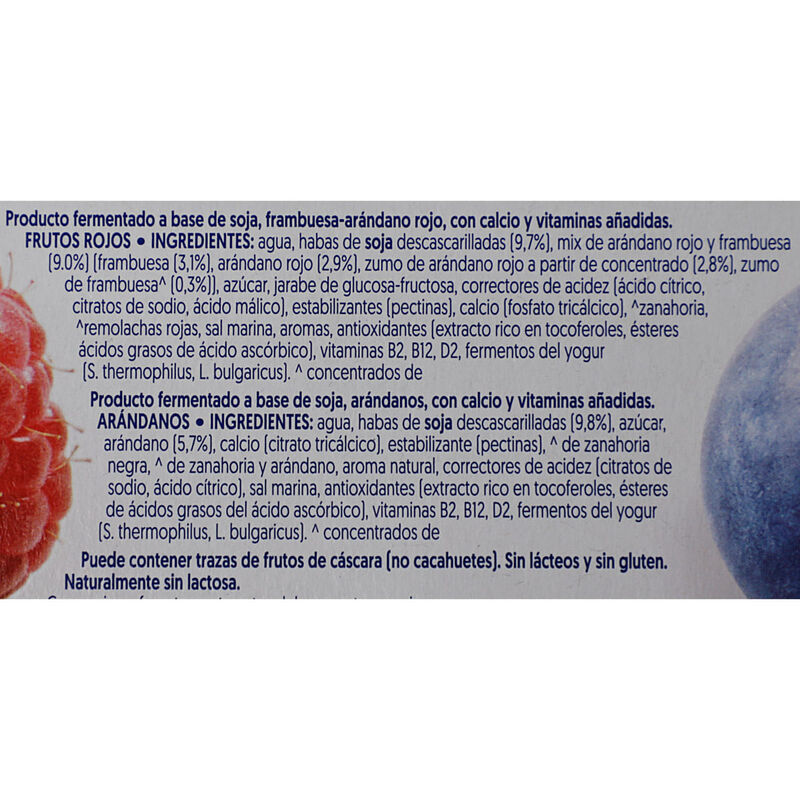 Producte vegetal amb nabius i fruita vermella Alpro 500g - 4u 
