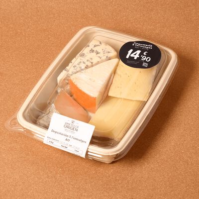 Degustació 5 formatges Ametller Origen 550g 