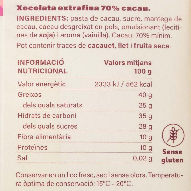 Chocolate 70% KA-KAW 85G