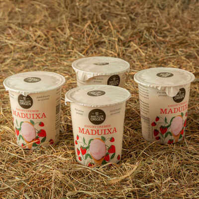 Yogur cremoso de fresa Ametller Origen 125g - 4uds. 