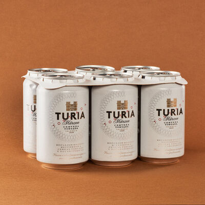 Cervesa en llauna TURIA 33cl - pack 6u. 