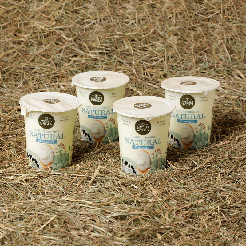 Yogur cremoso azucarado Ametller Origen 125g - 4uds. 