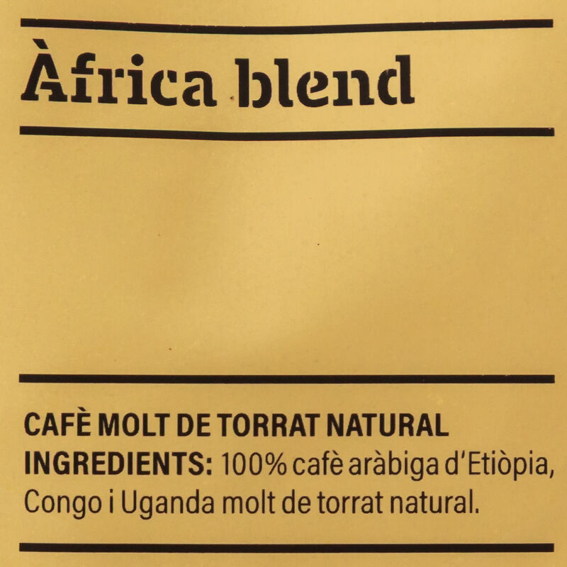 Cafè mòlt Àfrica blend Ametller Origen 250g