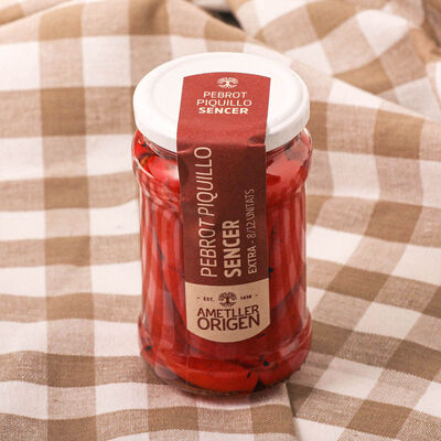 Pebrot piquillo sencer Ametller Origen 220 g 