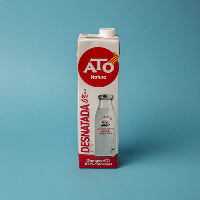 Leche desnatada Ato 1l 