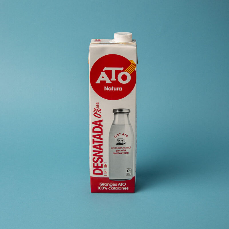 Leche desnatada Ato 1l