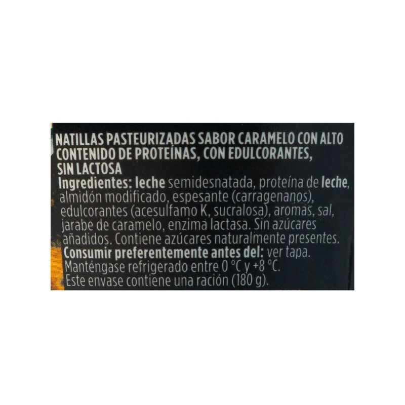 Púding de caramel Valio Profeel 180g 