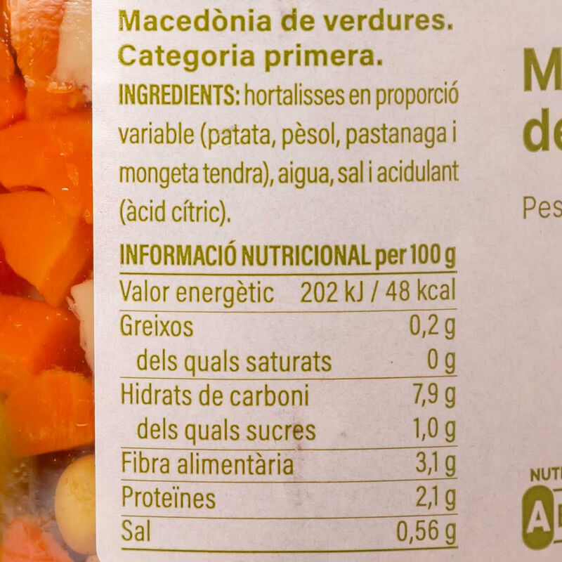Macedònia de verdures Essencials 400 g 