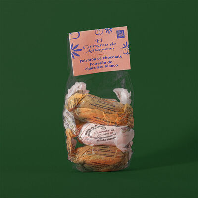 Duo de polvorons banyats en xocolata C.ANTEQUERA 400g