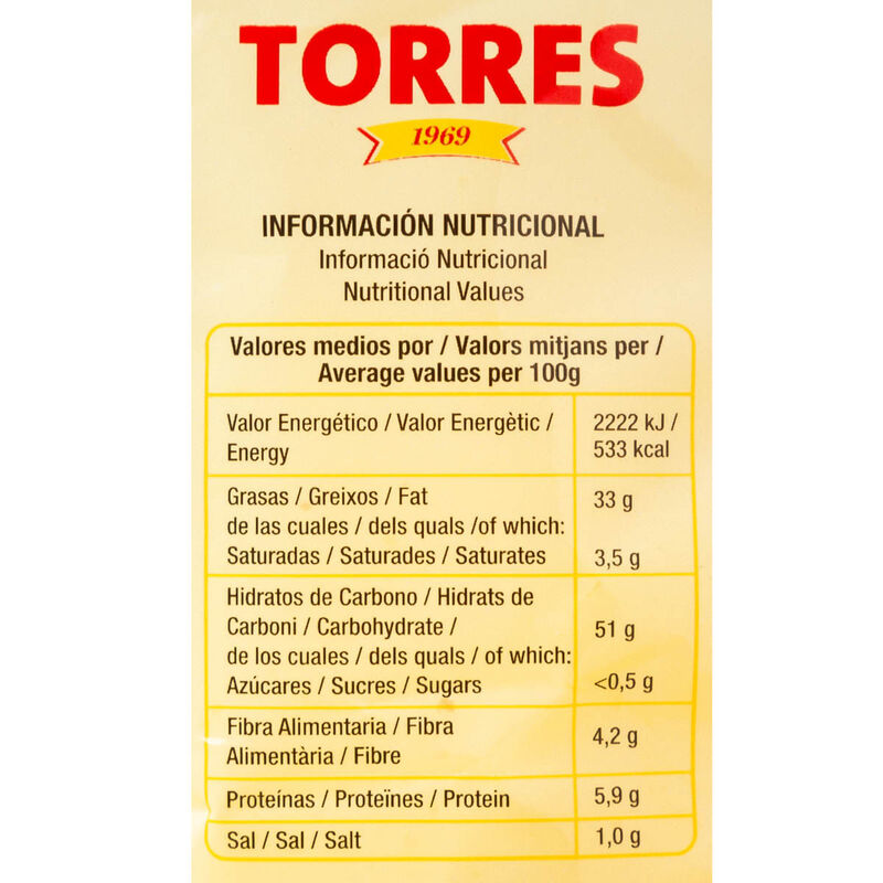 Patatas artesanas P. Torres 50g