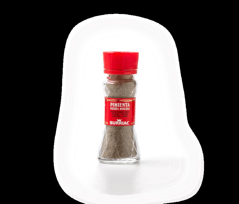 Saler de pebre negre mòlt Burriac 30g 