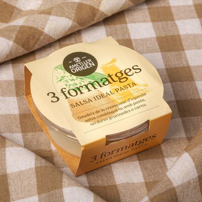 Salsa de 3 formatges Ametller Origen 150g 