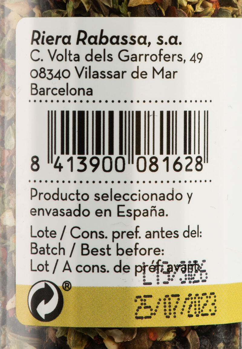 Molinet de espècies amanida Burriac 30g 