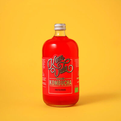 Kombucha de frutos rojos Komvida 750ml 