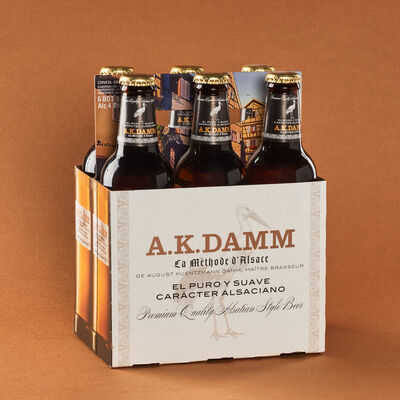 Cervesa AK DAMM 33cl - pack 6u. 