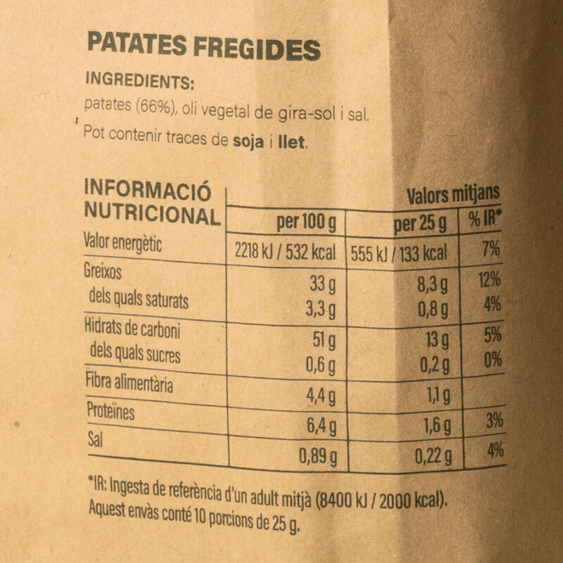 Patatas artesanas tradicionales Ametller Origen 125g - 2uds. 