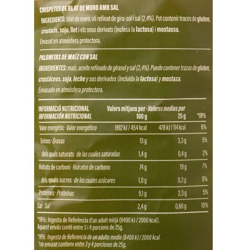 Crispetes salades Ametller Origen 80g 