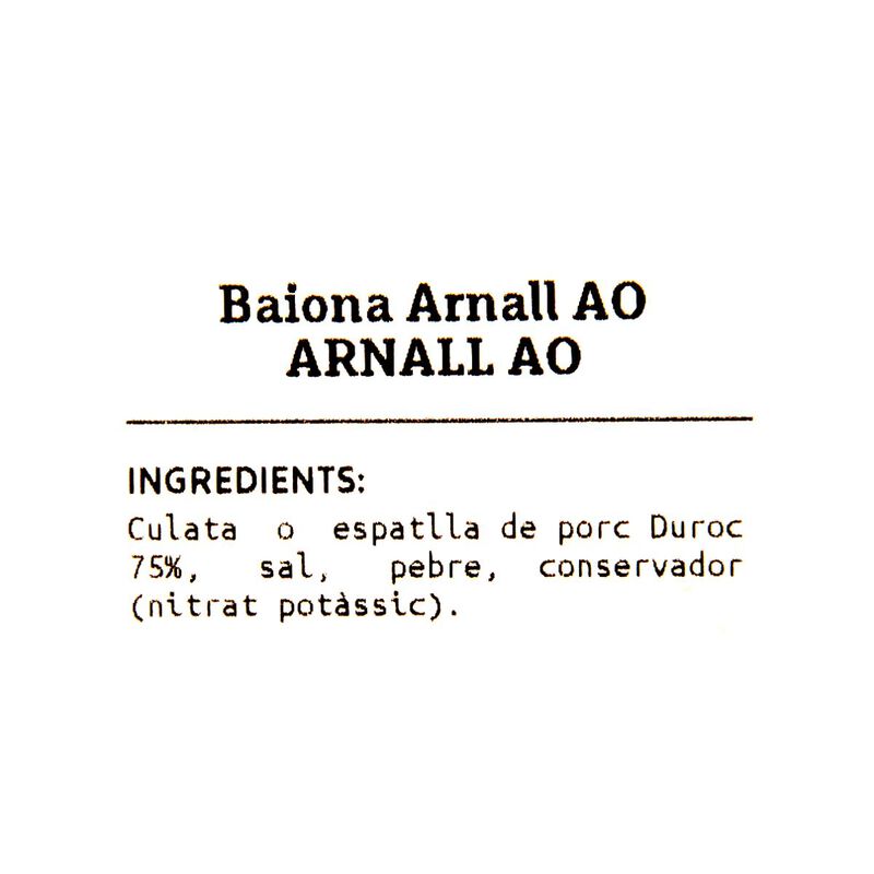 Baiona Ametller Origen by Arnall 