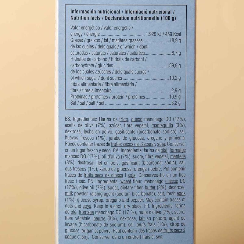 Saladitas de queso manchego Birba 150g 