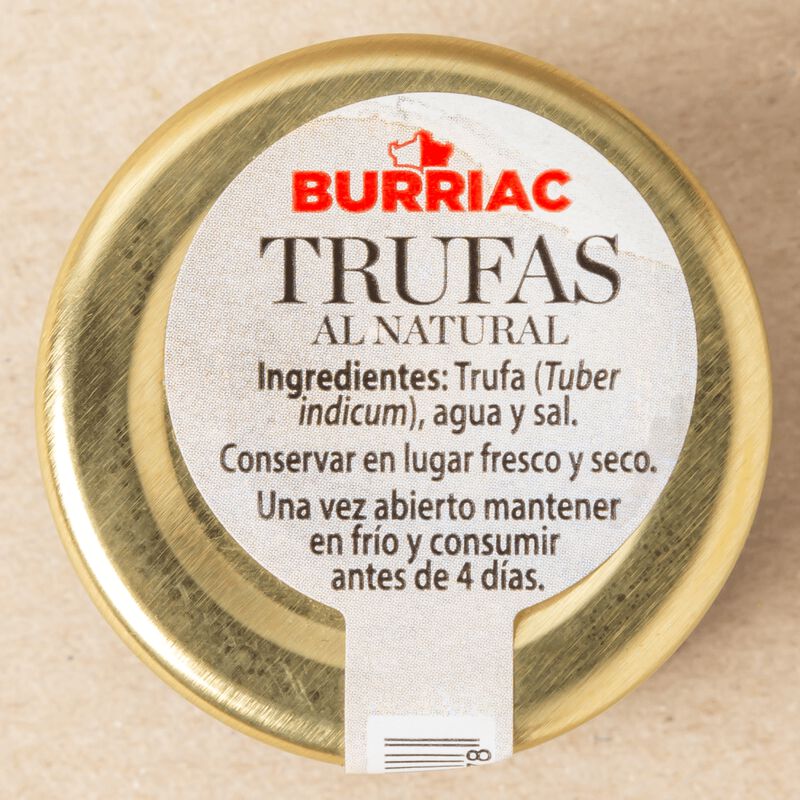 Bote trufa negra natural Burriac 10g 