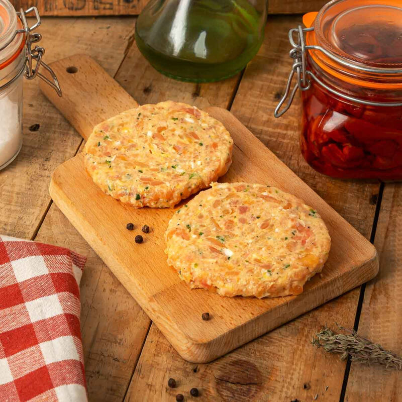 Burger de pollastre amb carbassó i parmesà Ametller Origen by Arnall - 2u. 