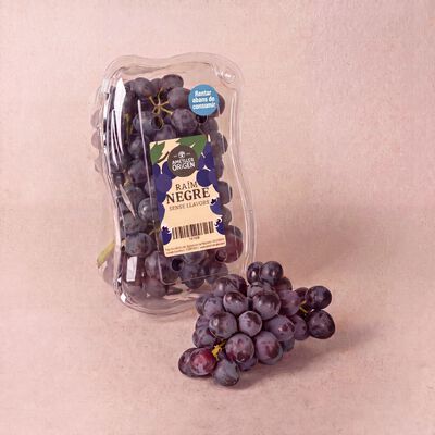 Uva negra sin pepitas bandeja 400g 