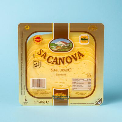 Queso Mahón DOP loncheado Sa Canova 140g 