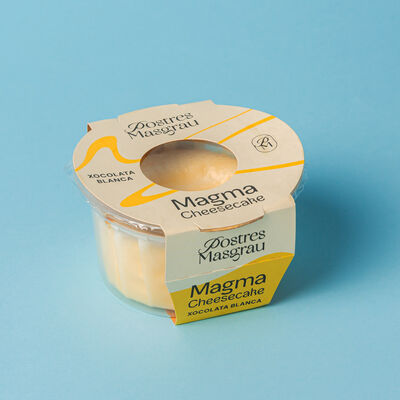 Magma cheesecake blanco Postres Masgrau 120g 