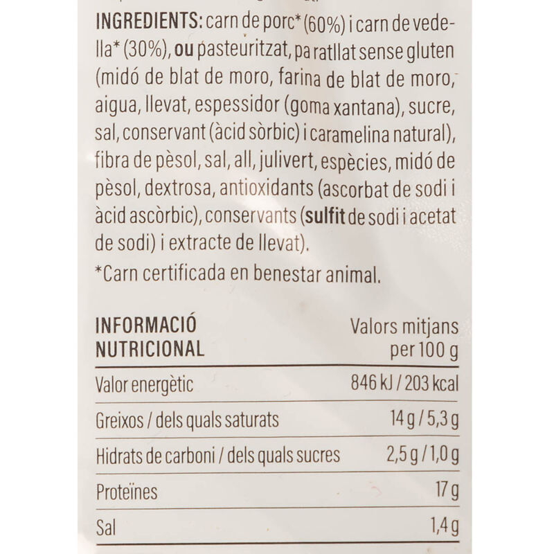 Pelota de carne mixta Ametller Origen 450g