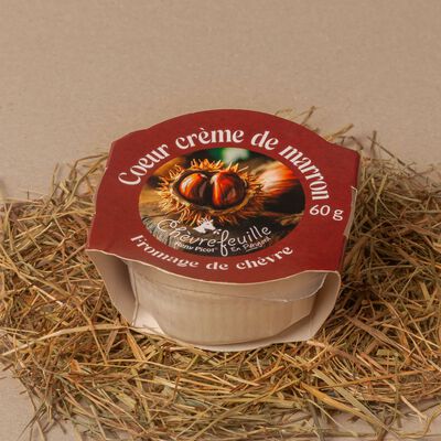 Formatge de cabra cor de castanya Chevrefeuille 60g 