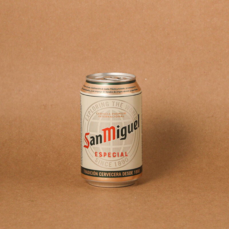 Cervesa en llauna Especial SAN MIGUEL 33cl