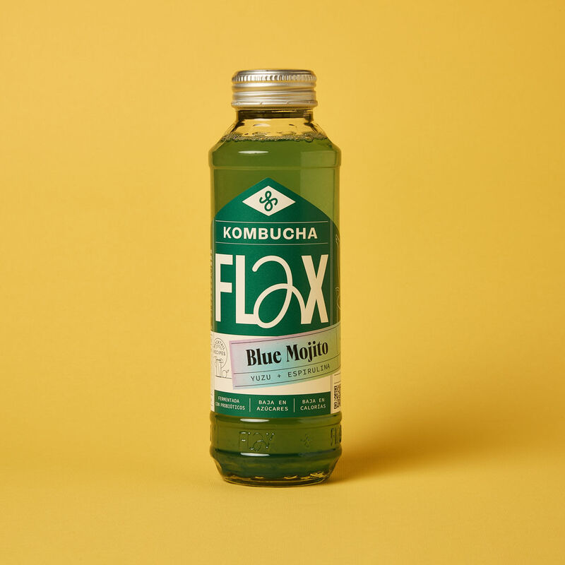 Kombucha Blue Mojito Flax&Kale 330ml 