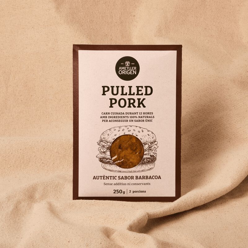Pulled Pork sabor barbacoa Ametller Origen 250g 
