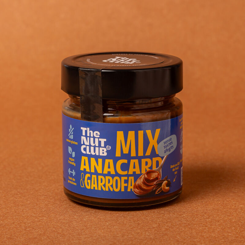 Crema d'anacards i garrofes The Nut Club 200 g 