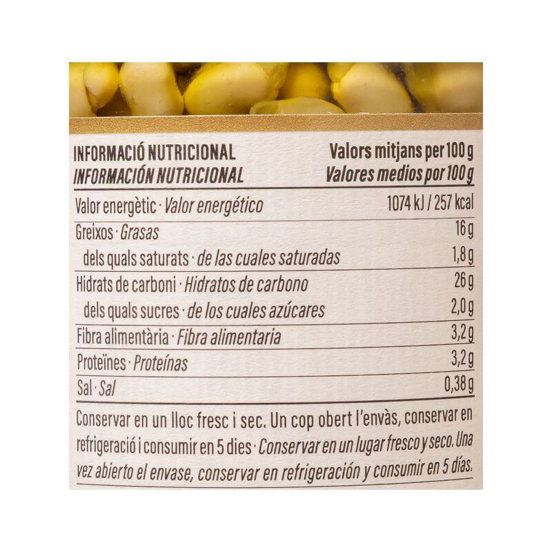 Favetes extrafines en oli 5 estrelles Ametller Origen 150g 