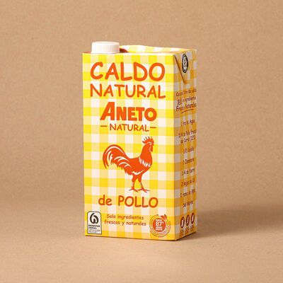 Caldo natural pollo ANETO 1l 