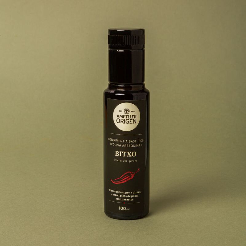 Oli d'oliva amb bitxo fresc MALLAFRÉ 250ml 