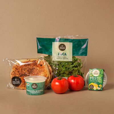 Lote focaccia caprese 